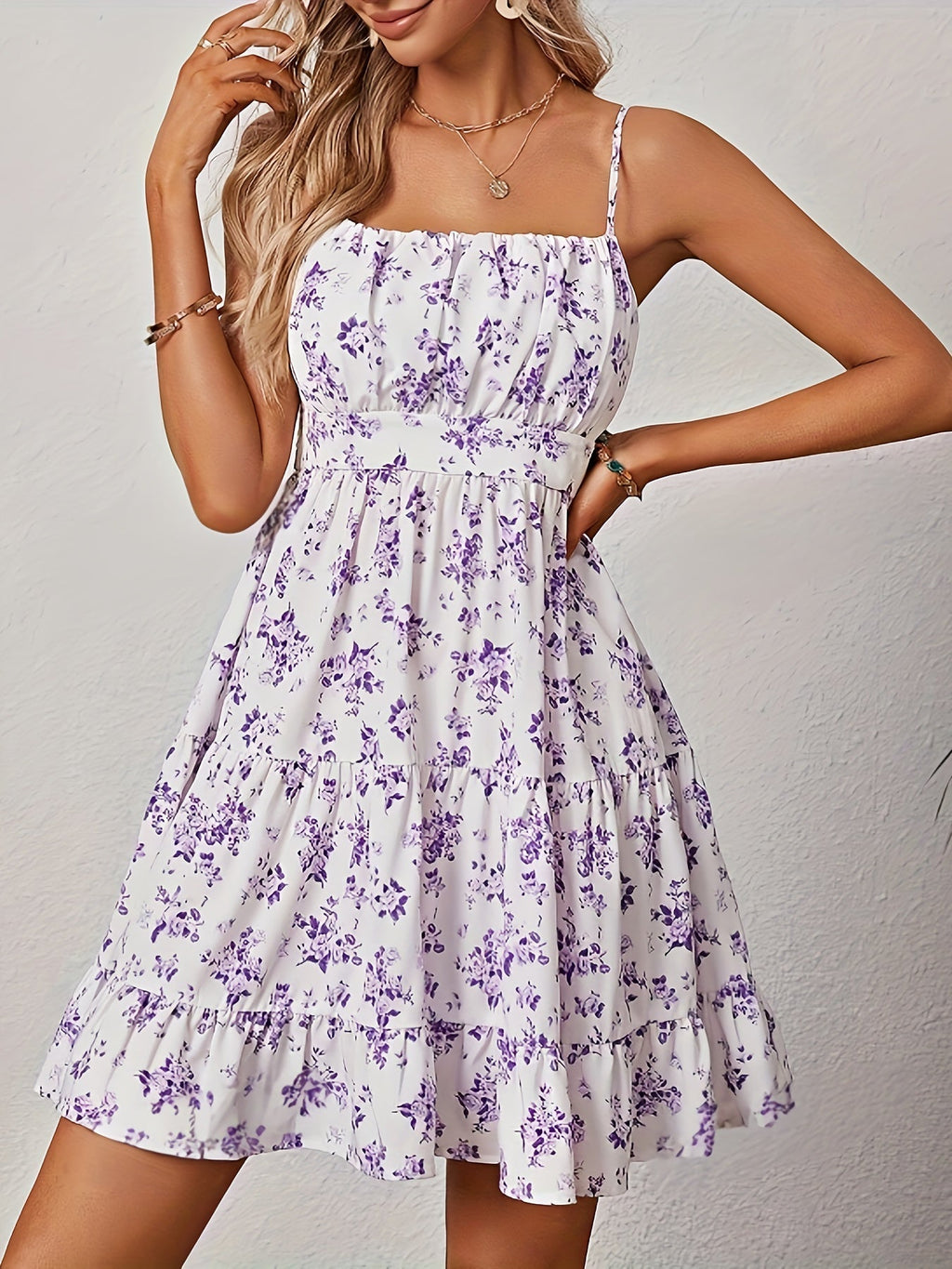 Nova | Sleeveless Sundress Floral Print - Lumina
