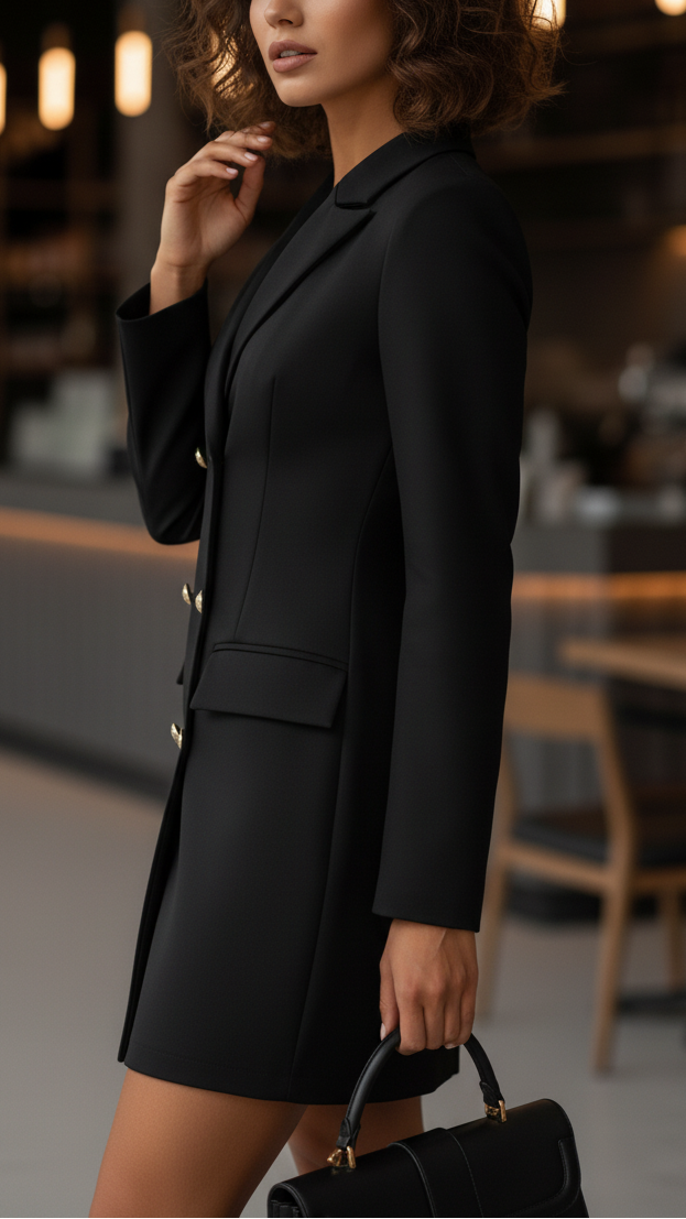 Nova Tailored Chic | Blazer Dress - Lumina