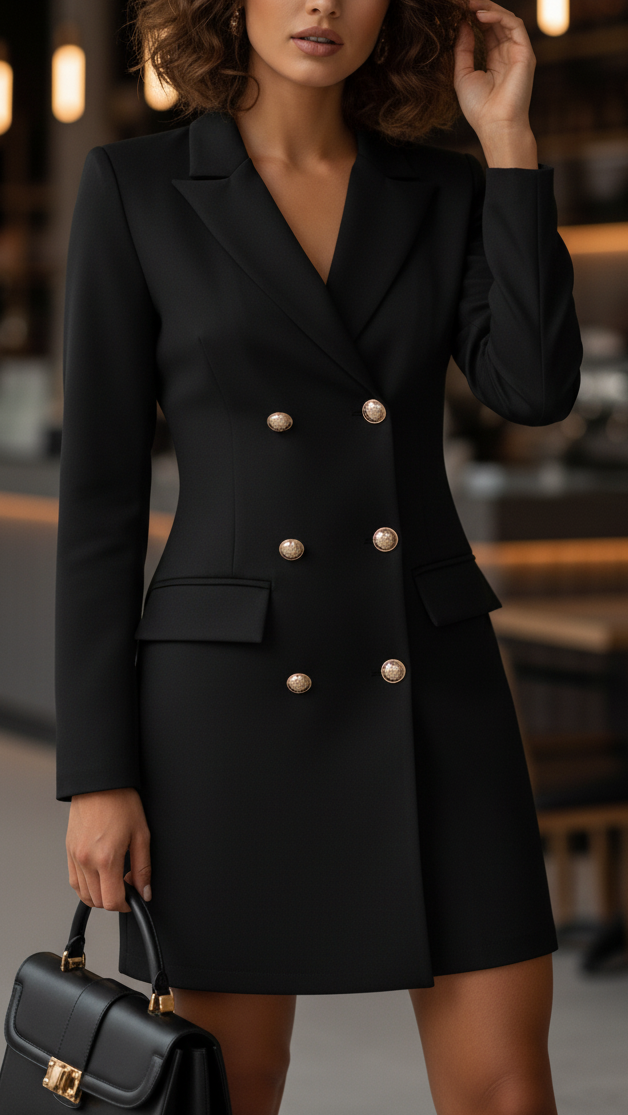 Nova Tailored Chic | Blazer Dress - Lumina