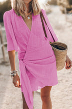 Nova | Wrap Mini Dress - Lumina