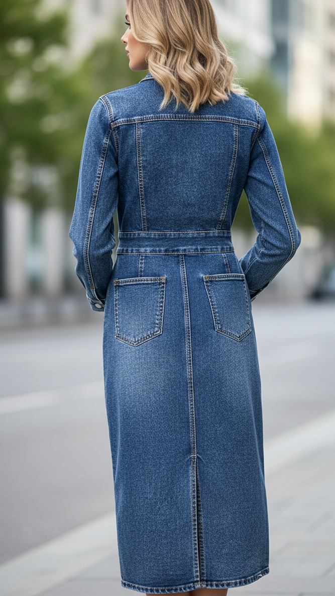 Novae | Denim Dress Tailored Fit - Lumina