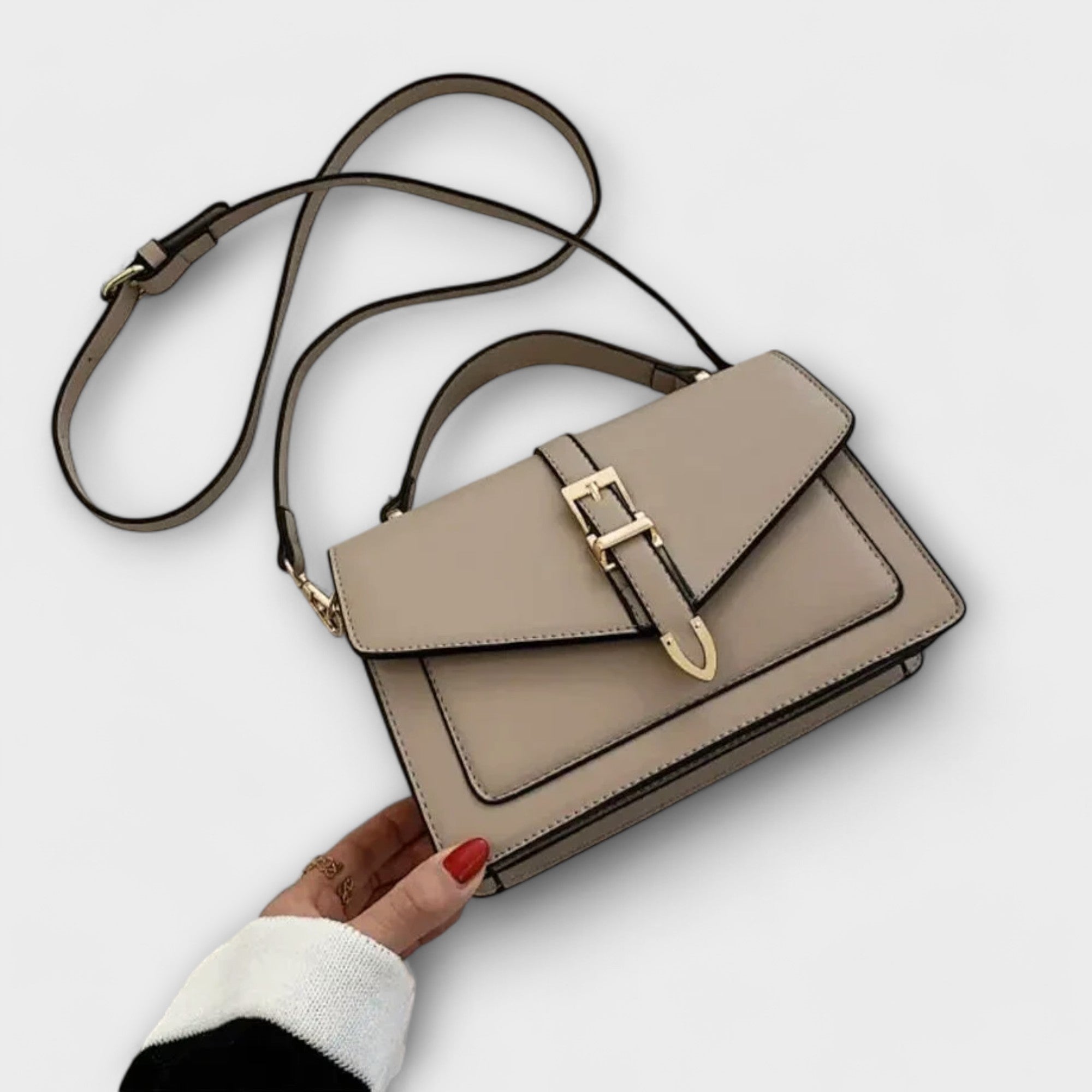 Olivia | Elegant Mini Satchel with Timeless Buckle Detail - Lumina
