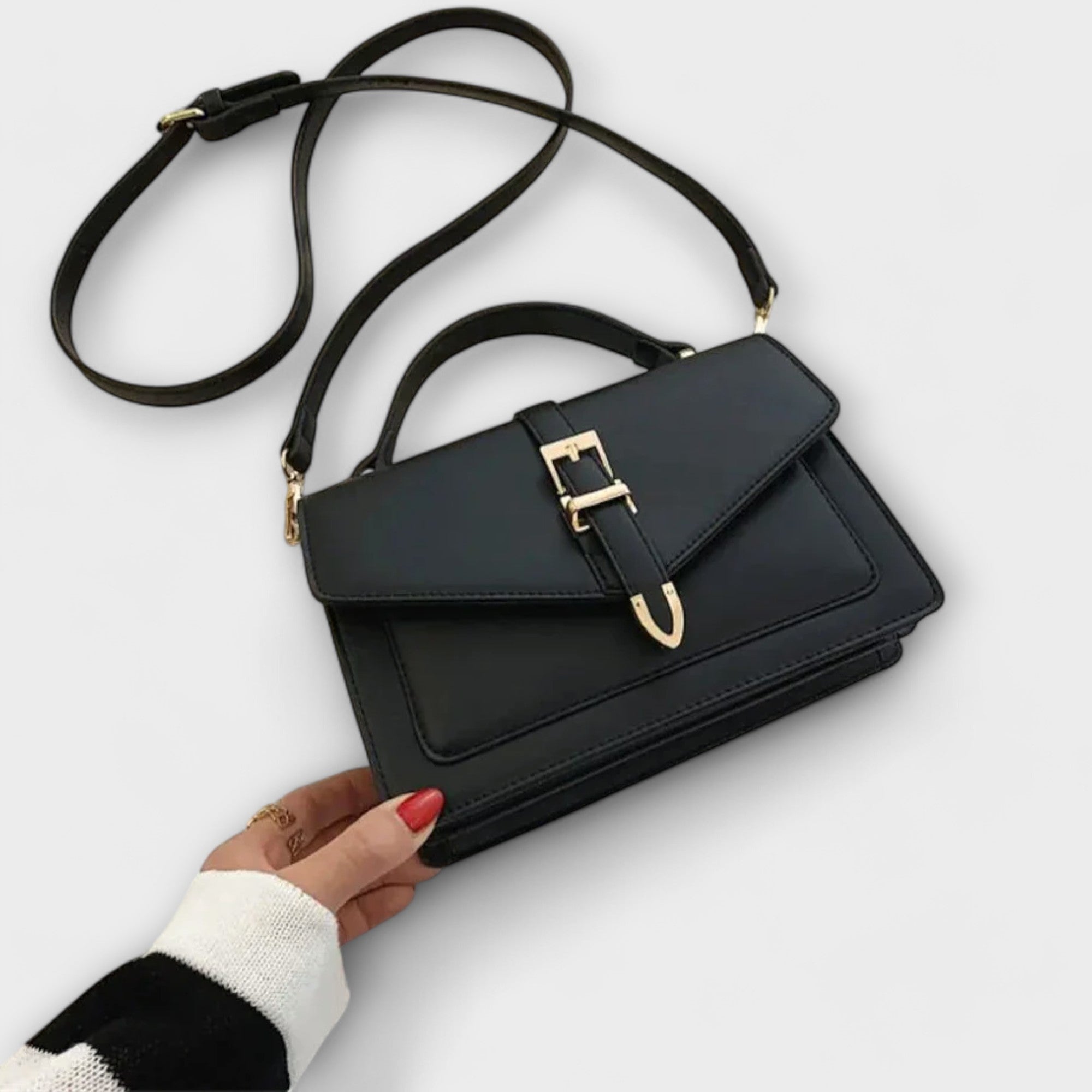 Olivia | Elegant Mini Satchel with Timeless Buckle Detail - Lumina