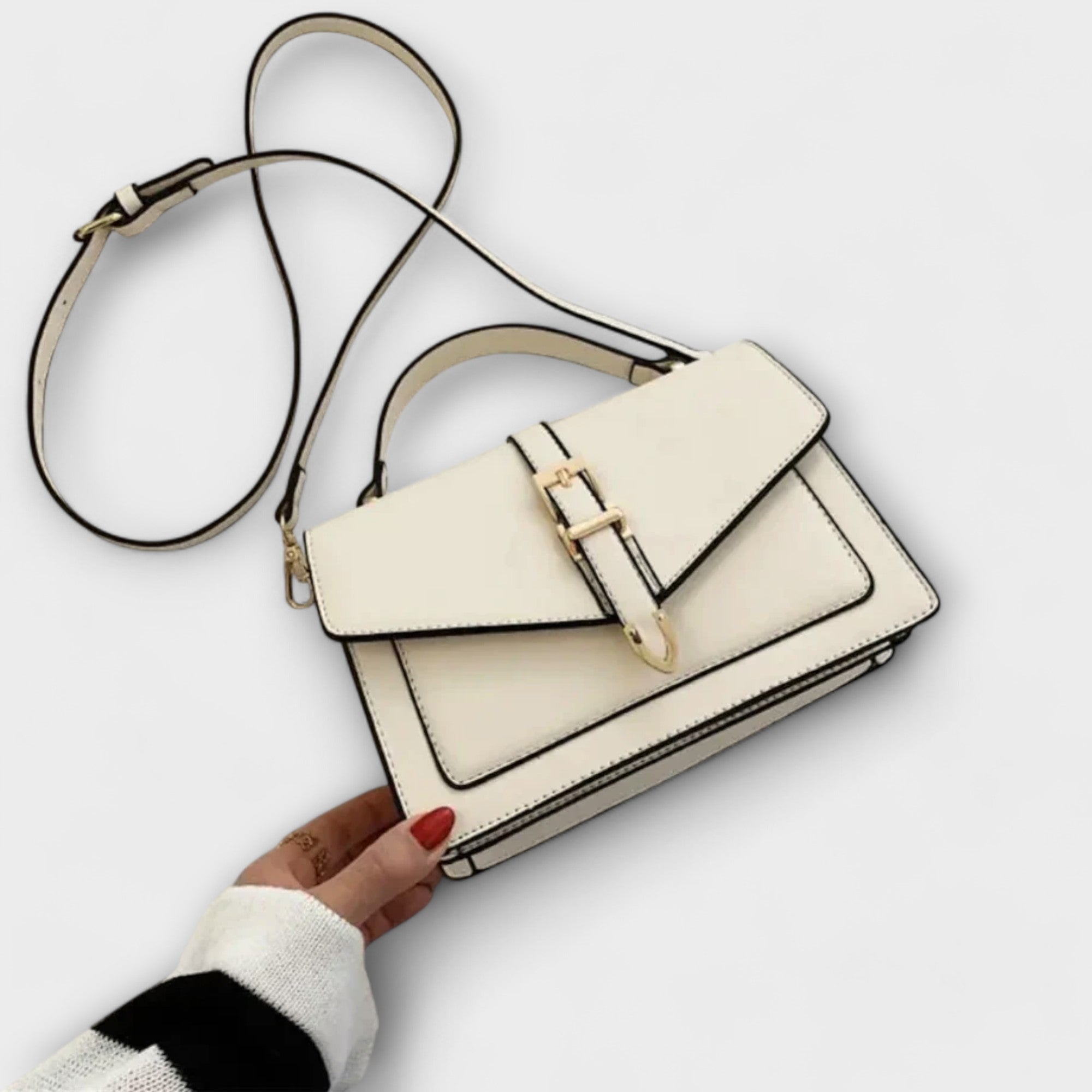Olivia | Elegant Mini Satchel with Timeless Buckle Detail - Lumina
