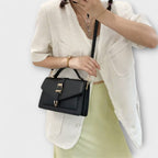 Olivia | Elegant Mini Satchel with Timeless Buckle Detail - Lumina