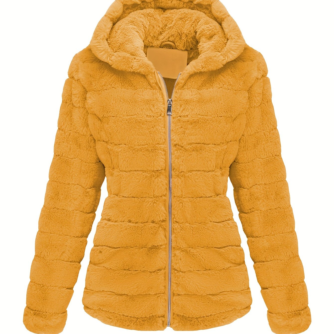 Poppy | Cozy Plush Teddy Jacket with Zip Closure - Lumina
