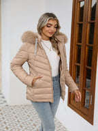 Ruby | Cozy Quilted Puffer Jacket with Faux-Fur Hood - Lumina