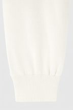 Serena | Casual Chic White Lounge Set with Modern Zipper Details - Lumina