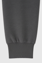 Serena | Casual Gray Hoodie Sweatpants Set with Modern Touch - Lumina