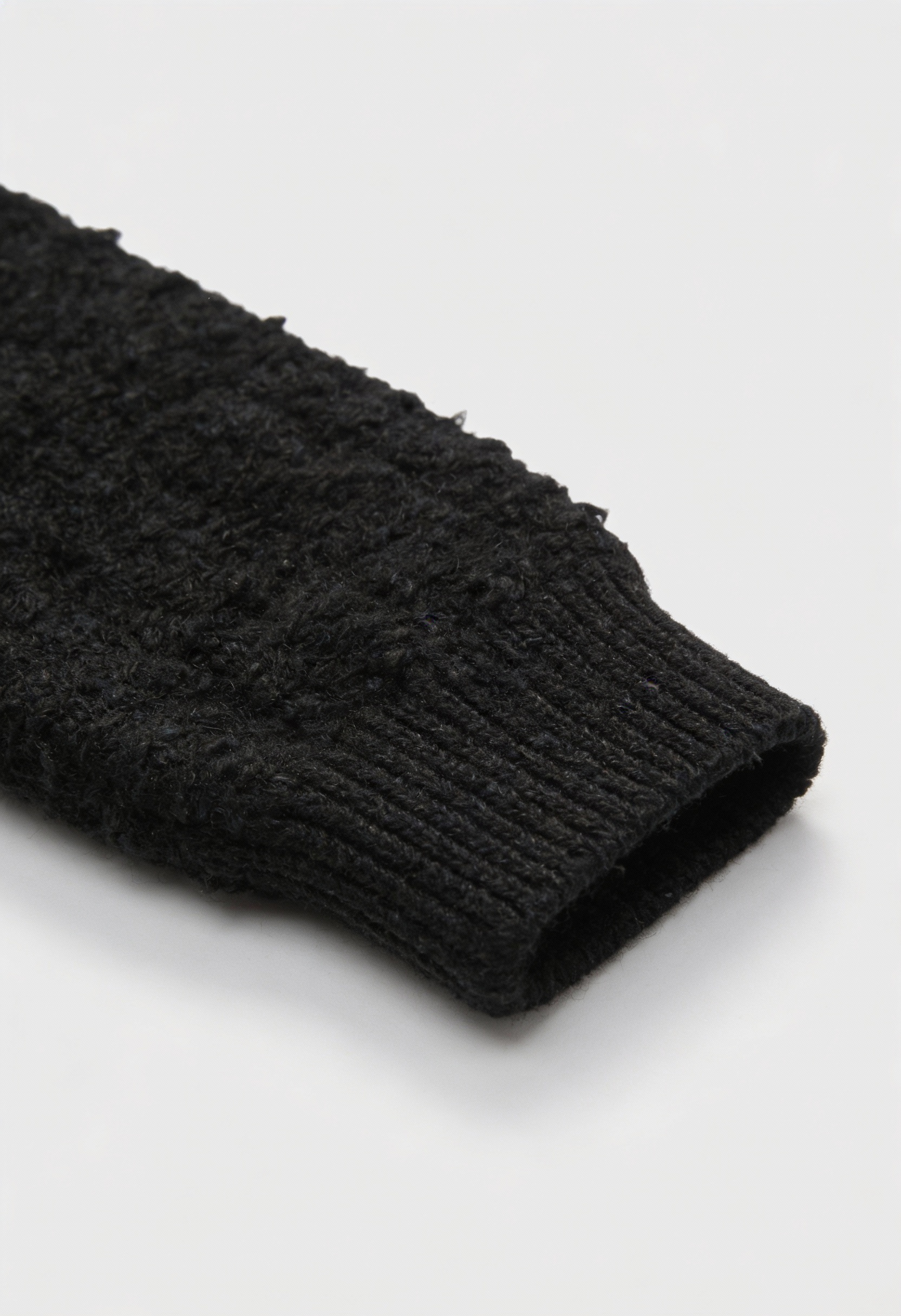 Serena | Cozy Black Knit Cardigan with Open Front - Lumina
