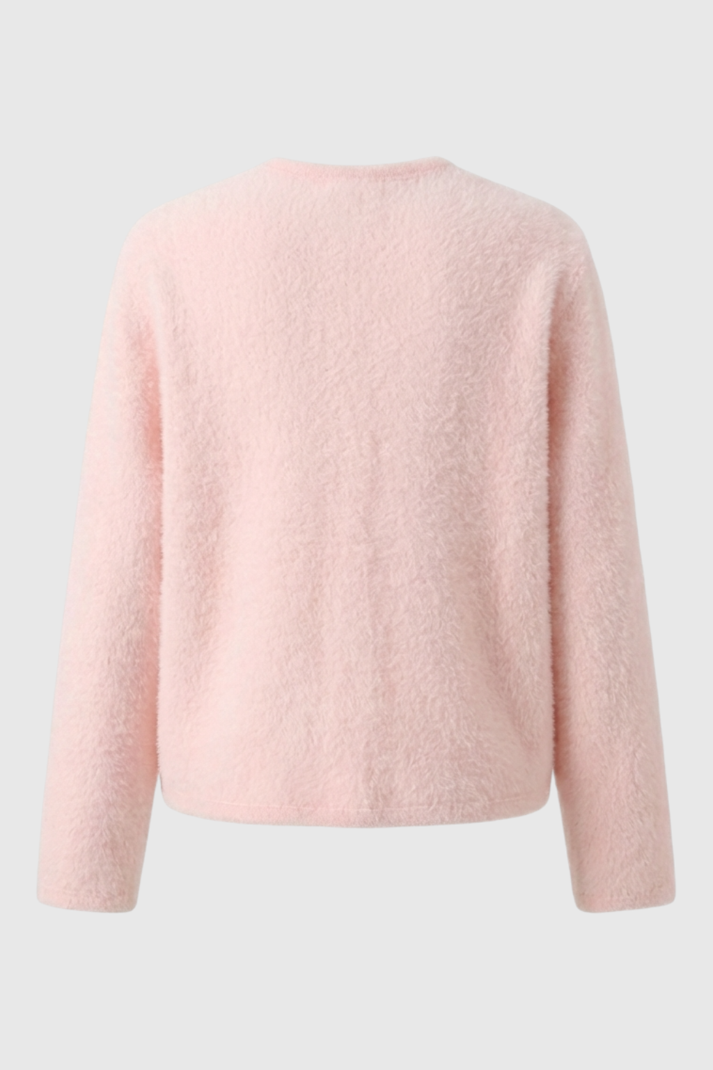 Serena | Cozy Pink Long Cardigan Sweater with Open Front - Lumina