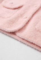 Serena | Cozy Pink Long Cardigan Sweater with Open Front - Lumina