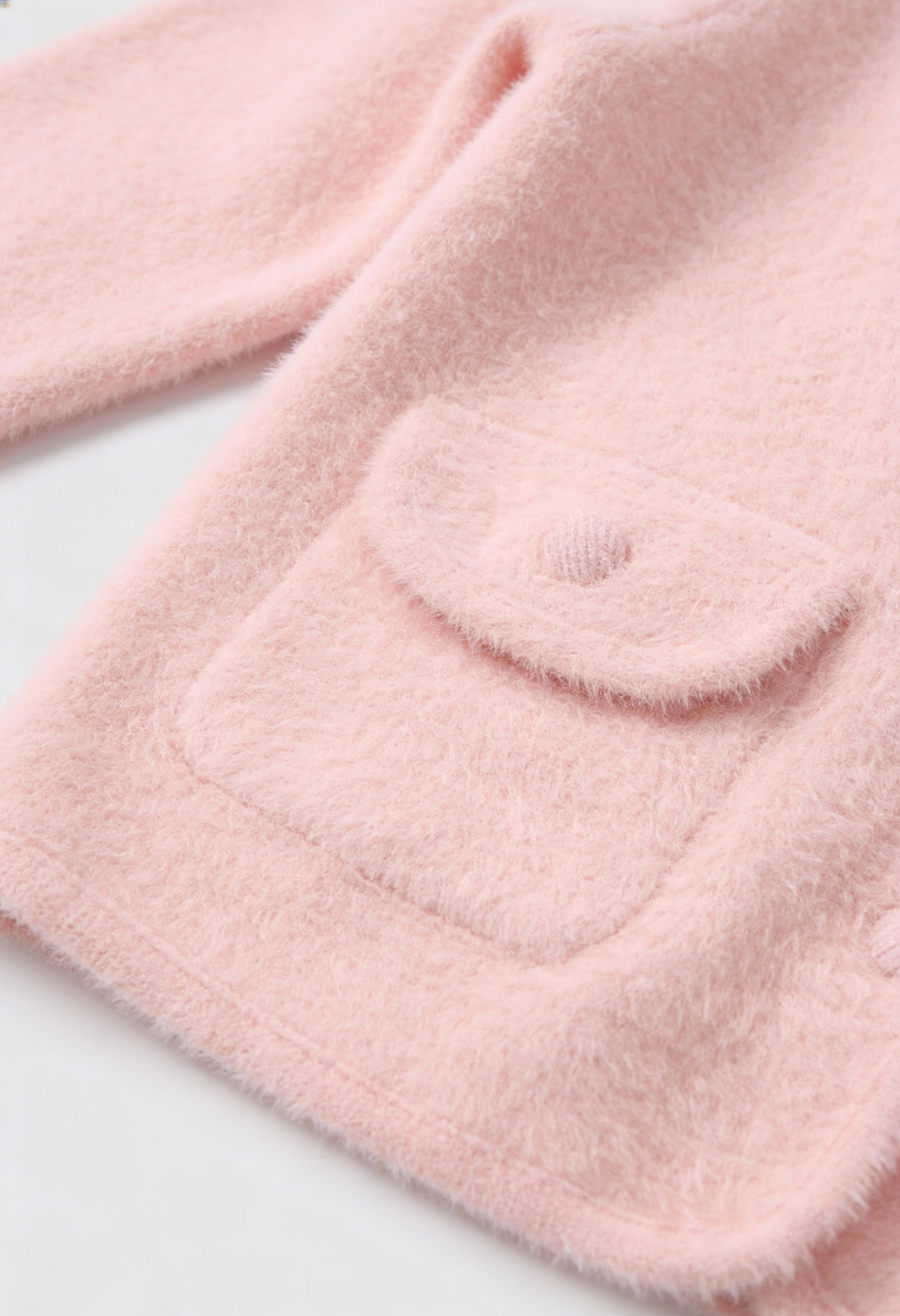 Serena | Cozy Pink Long Cardigan Sweater with Open Front - Lumina