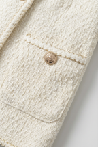 Serena | Cozy White Cardigan Sweater with Relaxed Fit - Lumina