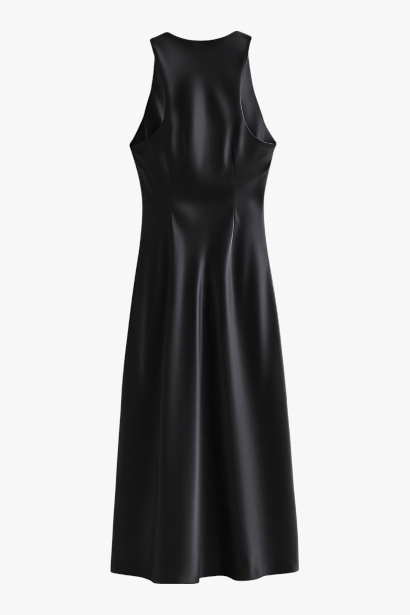 Serena | Elegant Black Maxi Dress with Flattering Silhouette - Lumina