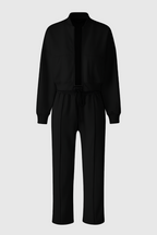 Serena | Modern High Waist Loose Fit Two Piece Pants Set Casual - Lumina