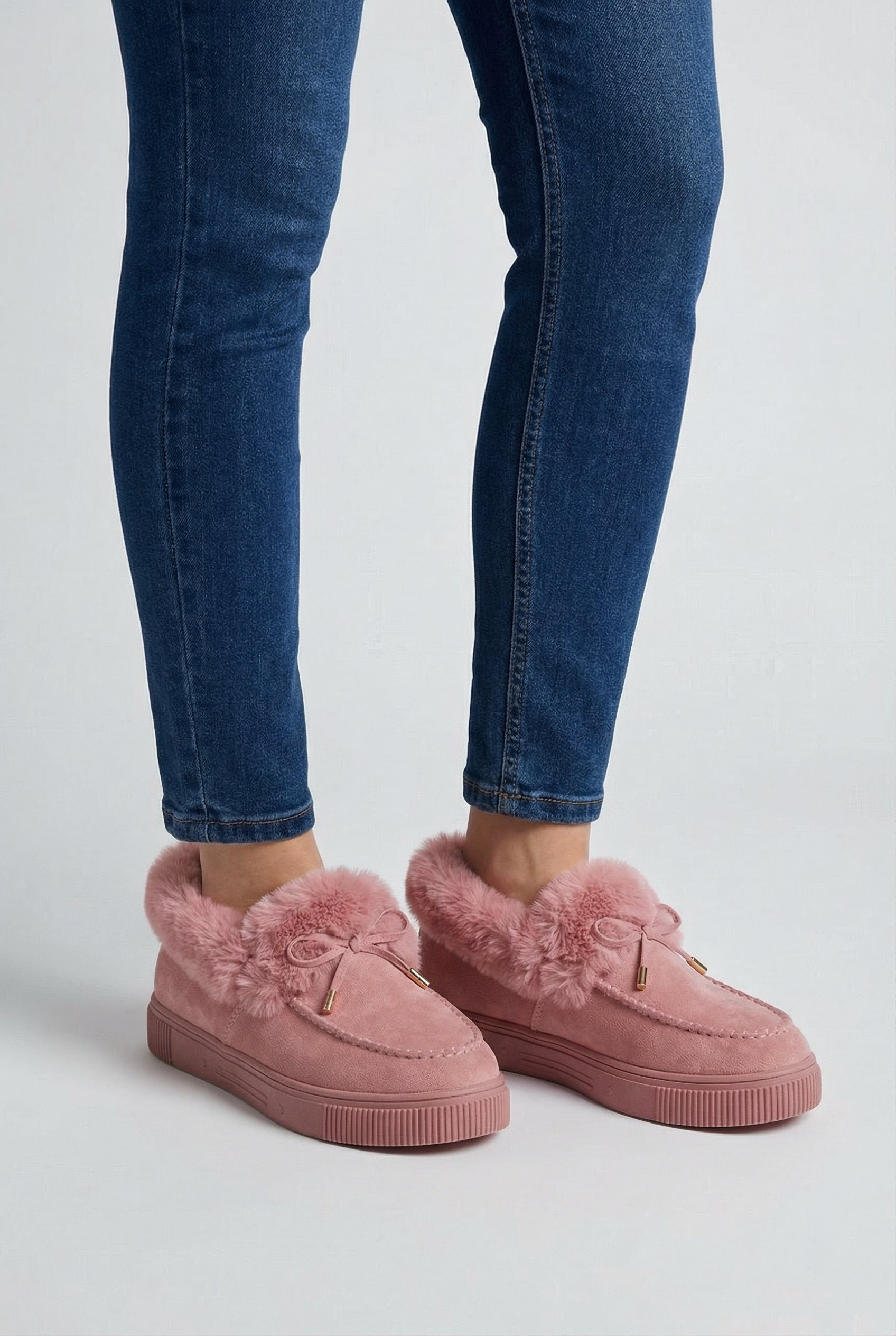 Serena | Stylish Pink Cozy Lined Winter Boots for Women - Lumina