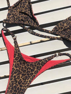 Sultry Animal-Print Bikini Set