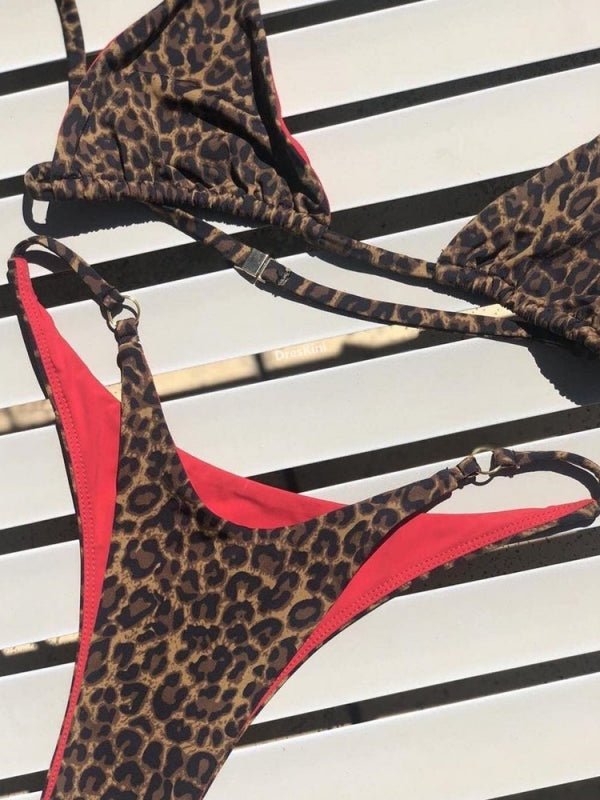 Sultry Animal-Print Bikini Set
