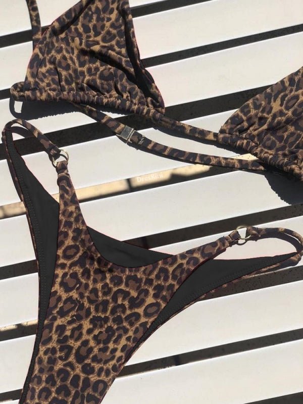 Sultry Animal-Print Bikini Set