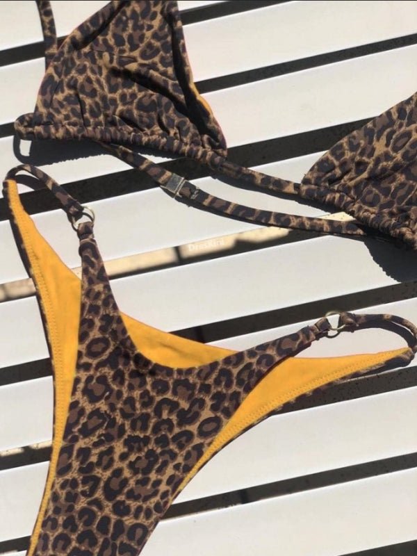 Sultry Animal-Print Bikini Set