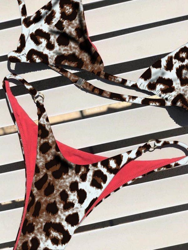 Sultry Animal-Print Bikini Set