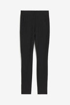 Sofia | Elegant Fitted Black Trousers with Stretch Fabric - Lumina