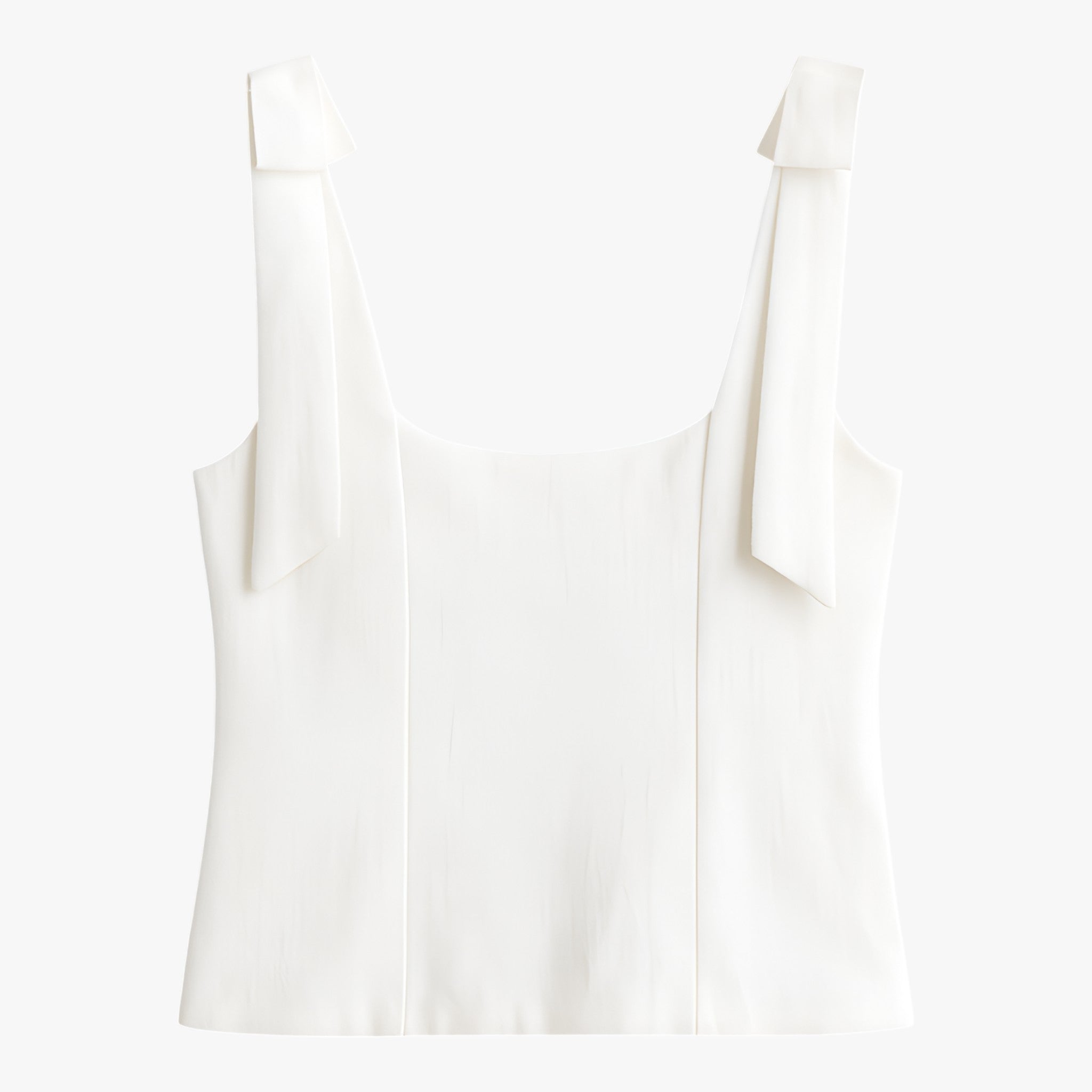 Sophia | Bow-Detail Cami Top with Zipper Closure - Lumina