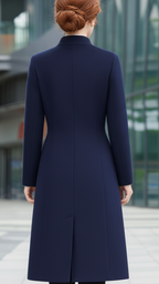 Sophia | Button Maxi Coat - Lumina