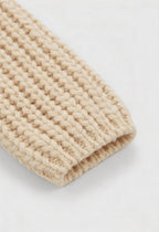 Sophia | Cozy Beige Knit Cardigan with Relaxed Fit - Lumina