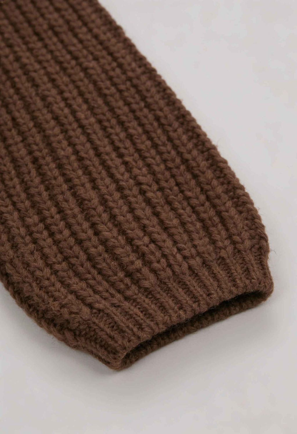 Sophia | Cozy Brown Knit Cardigan with Relaxed Fit - Lumina