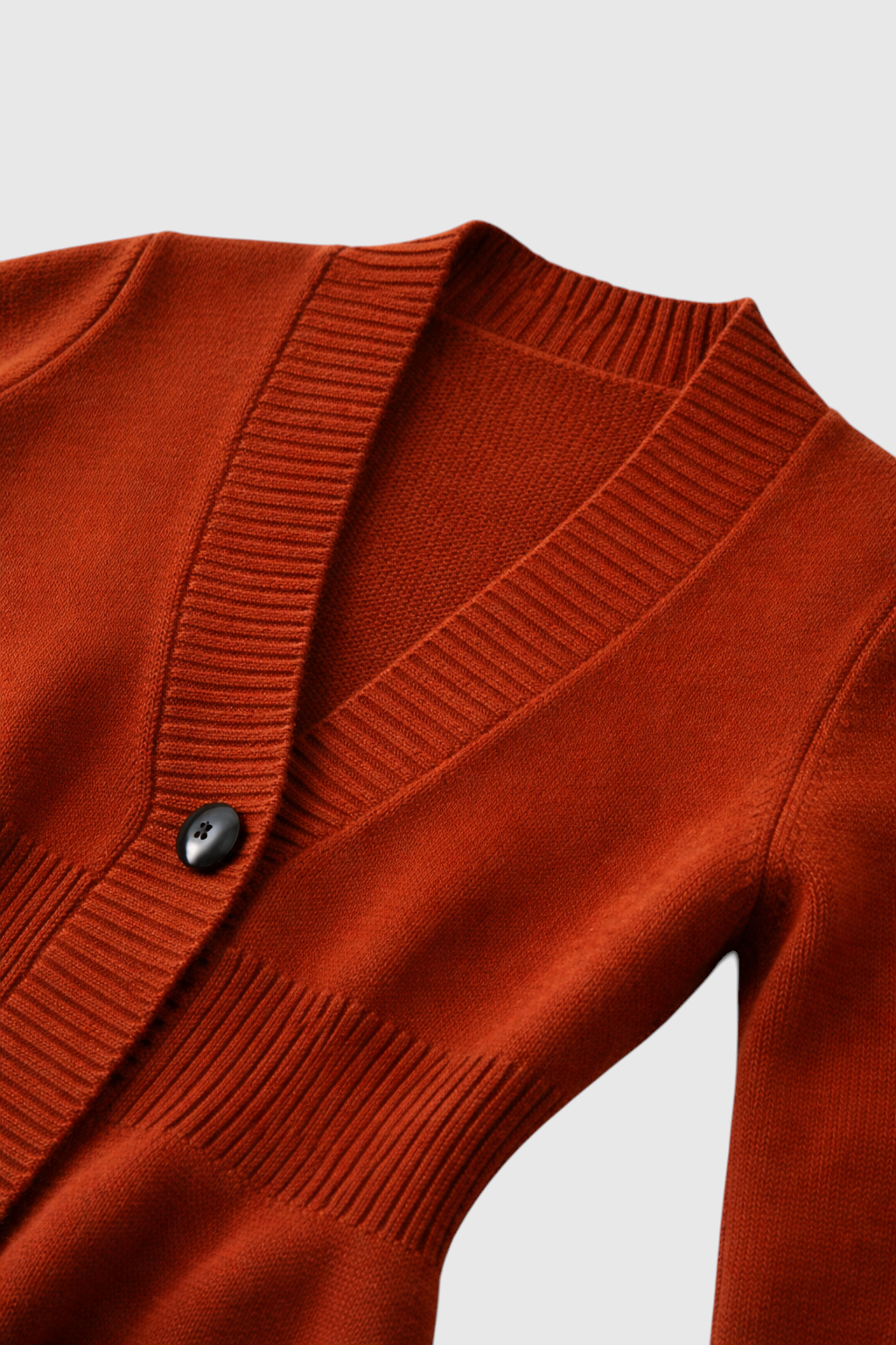 Sophia | Cozy Brown Long Cardigan with Relaxed Fit - Lumina