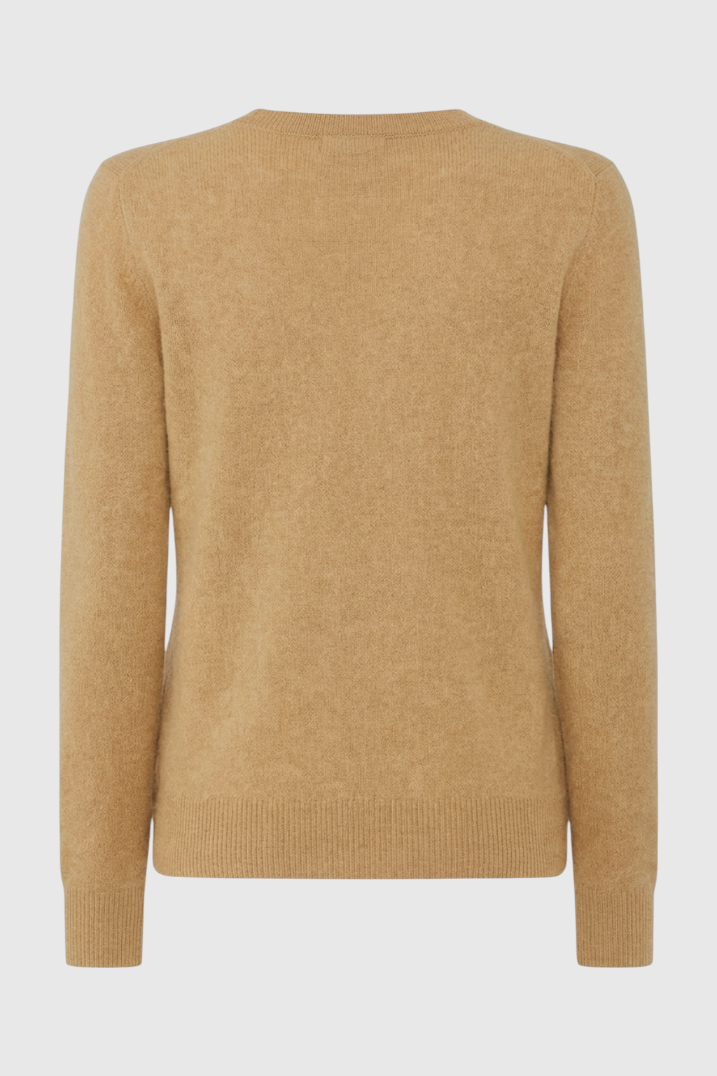 Sophia | Cozy Brown V-Neck Sweater with Flattering Fit - Lumina