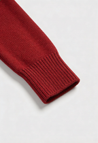 Sophia | Cozy Burgundy Long Cardigan Sweater with Relaxed Fit - Lumina