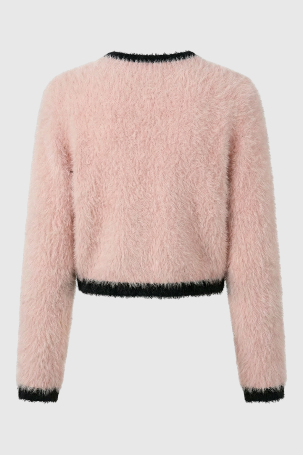 Sophia | Cozy Cropped Cardigan with Ribbed Details - Lumina