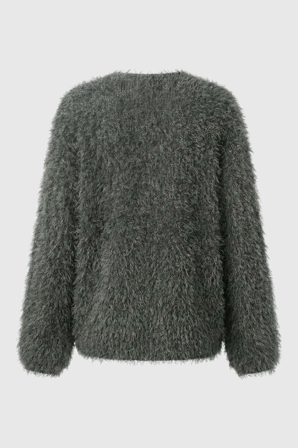 Sophia | Cozy Dark Gray Cardigan with Relaxed Fit - Lumina