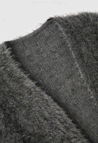 Sophia | Cozy Dark Gray Cardigan with Relaxed Fit - Lumina