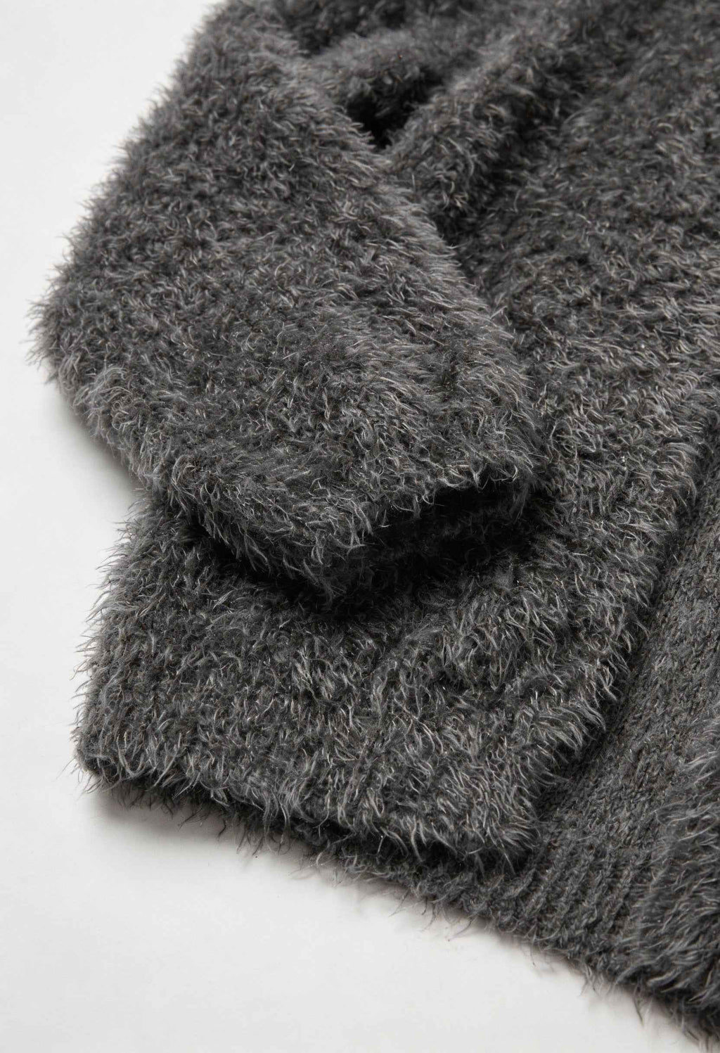 Sophia | Cozy Dark Gray Cardigan with Relaxed Fit - Lumina