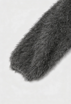 Sophia | Cozy Dark Gray Cardigan with Relaxed Fit - Lumina