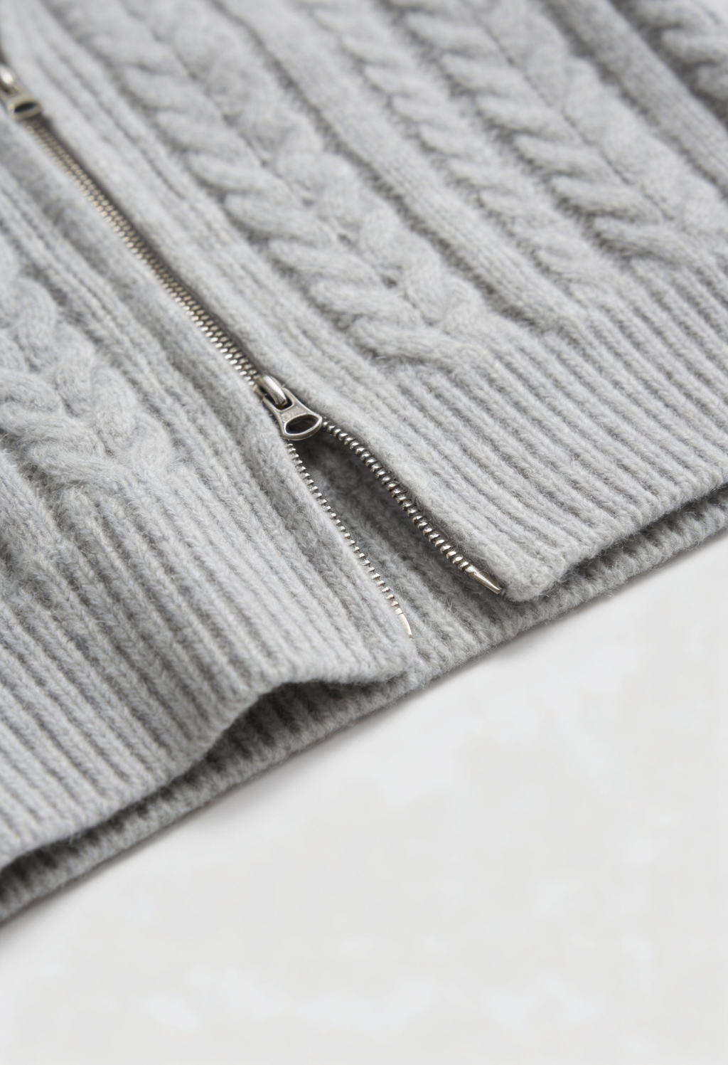 Sophia | Cozy Gray Long Cardigan Sweater with Relaxed Fit - Lumina