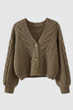 Sophia | Cozy Open Front Cardigan Sweater with Versatile Layering - Lumina