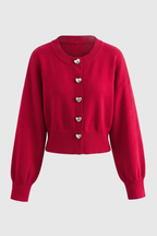 Sophia | Cozy Open Front Knit Cardigan Sweater with Ribbed Hem - Lumina
