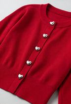 Sophia | Cozy Open Front Knit Cardigan Sweater with Ribbed Hem - Lumina