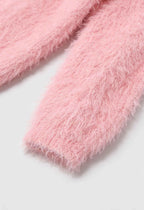 Sophia | Cozy Pink Knit Cardigan with Versatile Styling - Lumina