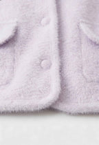 Sophia | Cozy Purple Knitted Cardigan with Open Front - Lumina