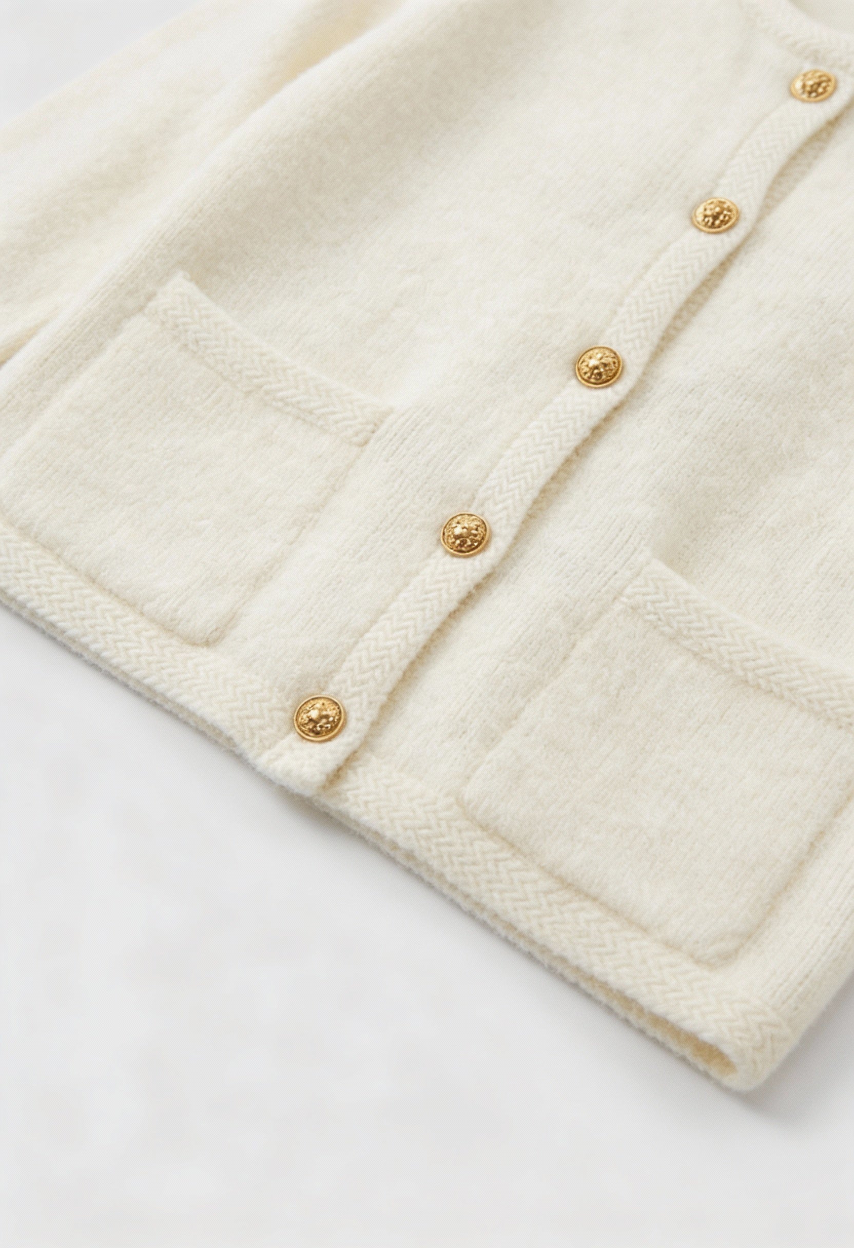 Sophia | Cozy White Long Cardigan with Relaxed Fit - Lumina