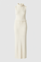 Sophia | Elegant Apricot Knit Skirt Set with Flattering Fit - Lumina