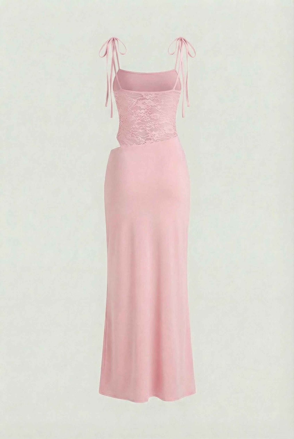 Sophia | Elegant Pink Lace Summer Dress with Versatile Fit - Lumina