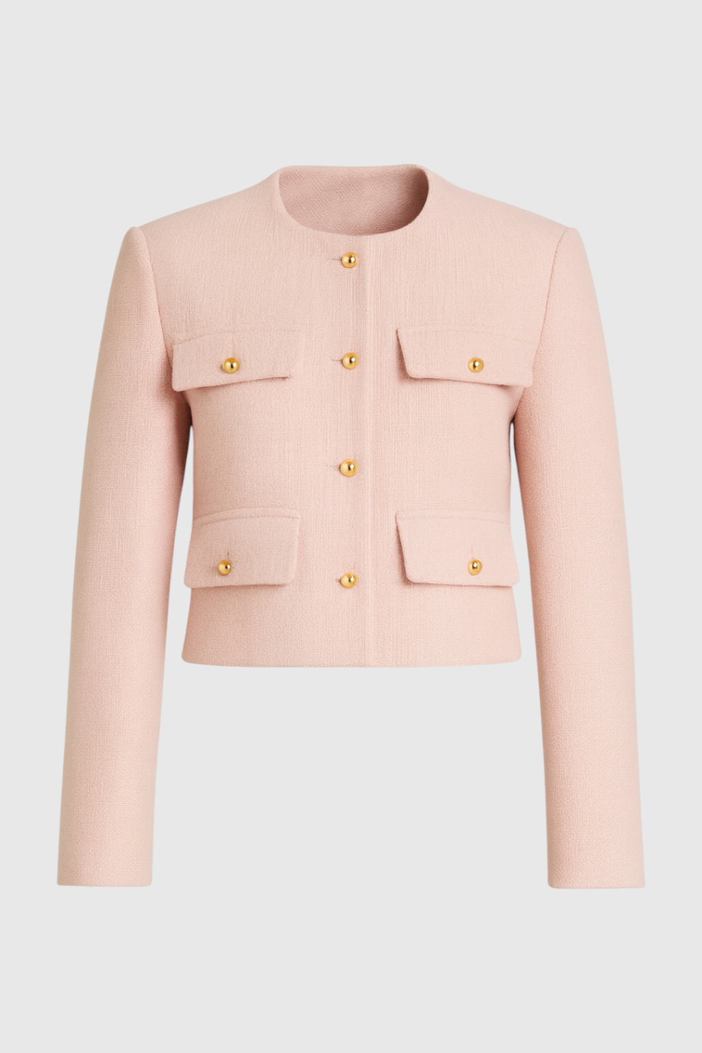 Sophia | Elegant Pink Short Jacket with Versatile Style - Lumina