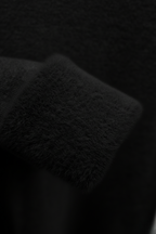 Sophia | Elegant Slim Fit Black Turtleneck Sweater - Lumina